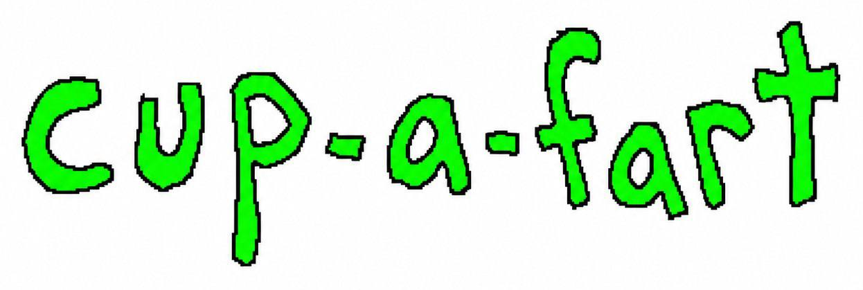 Cup-A-Fart hand-drawn logo